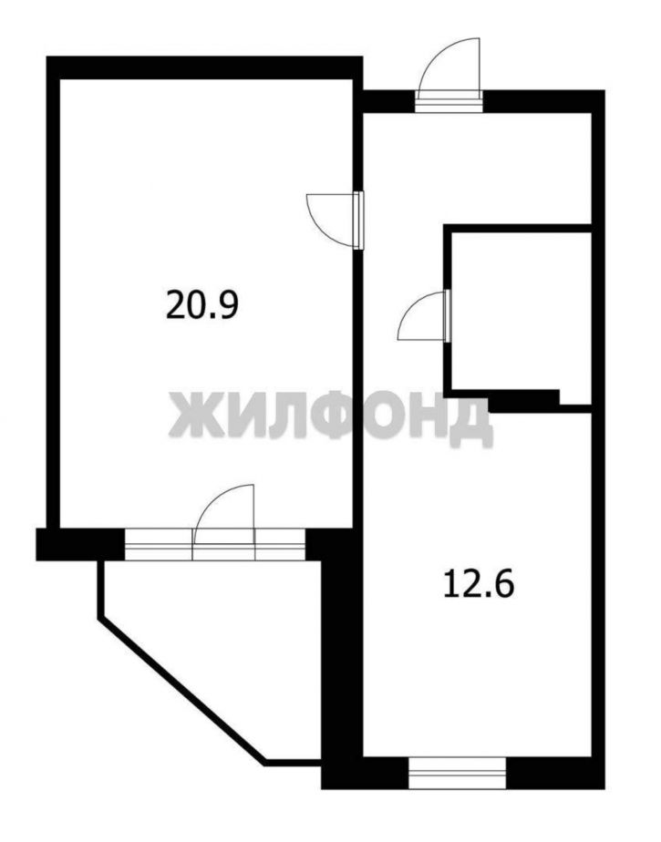 1-комн квартира Мира проспект, д.13/3