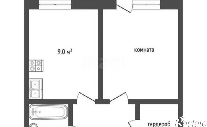 1-комн квартира Ленская улица, 45/1,  д. 45/1
