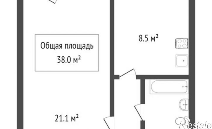 1-комн квартира Карповский переулок, 3,  д. 3