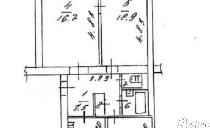 3-комн квартира улица Косарева, 29А,  д. 29А