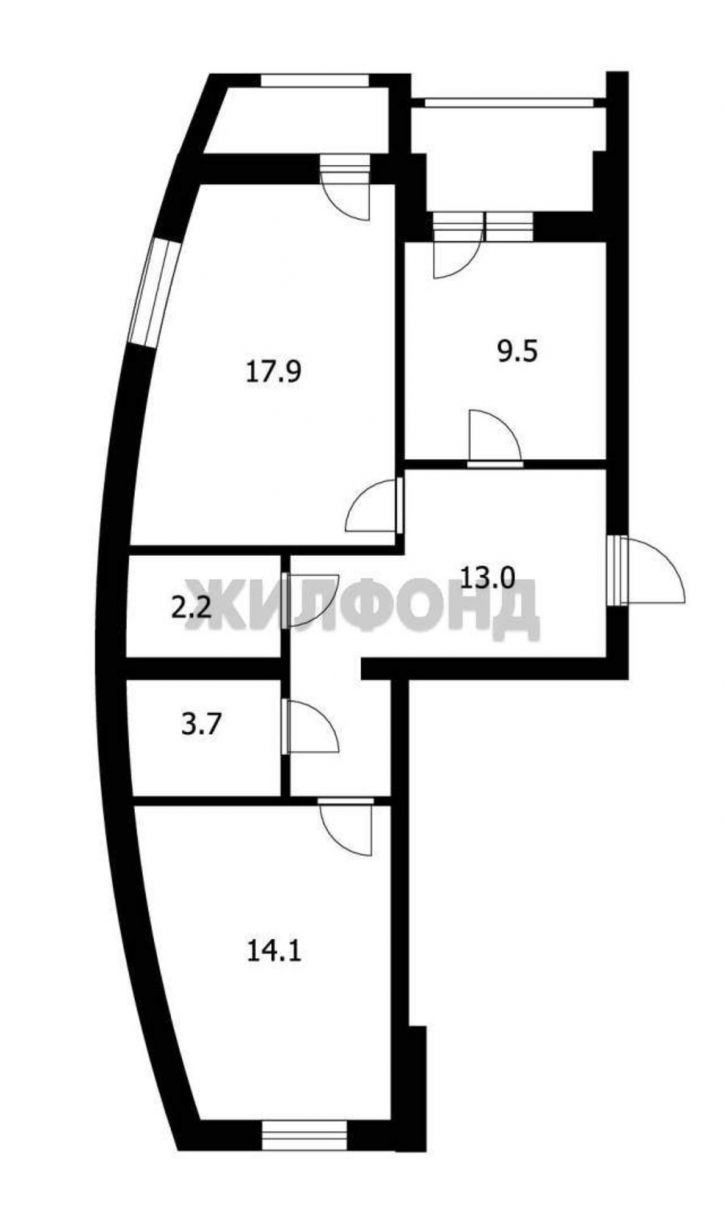 2-комн квартира Алтайская улица, д.46а