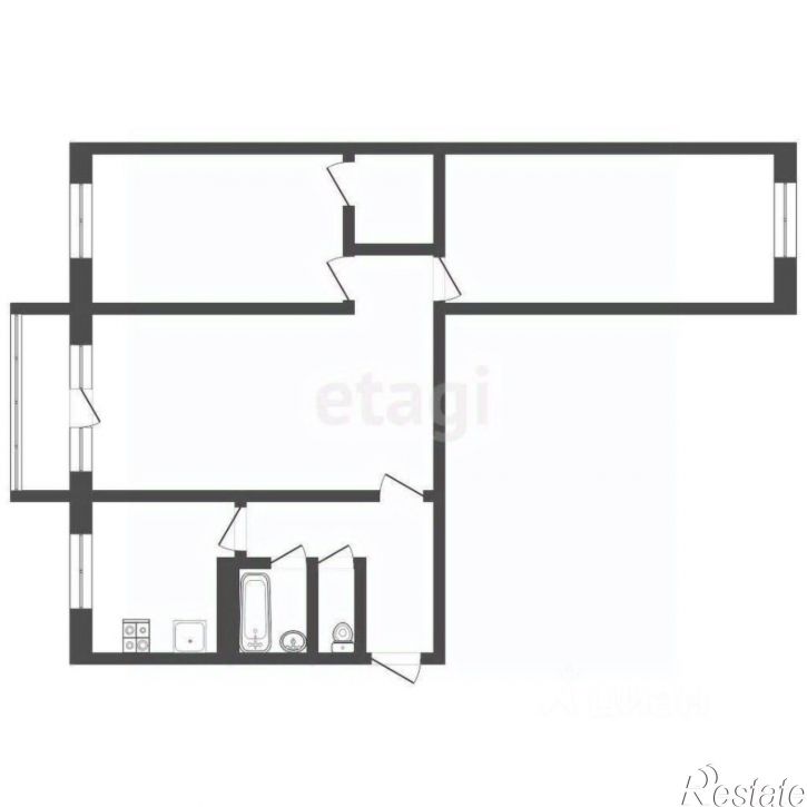3-комн квартира ул Интернационалистов, 35,  д. 35