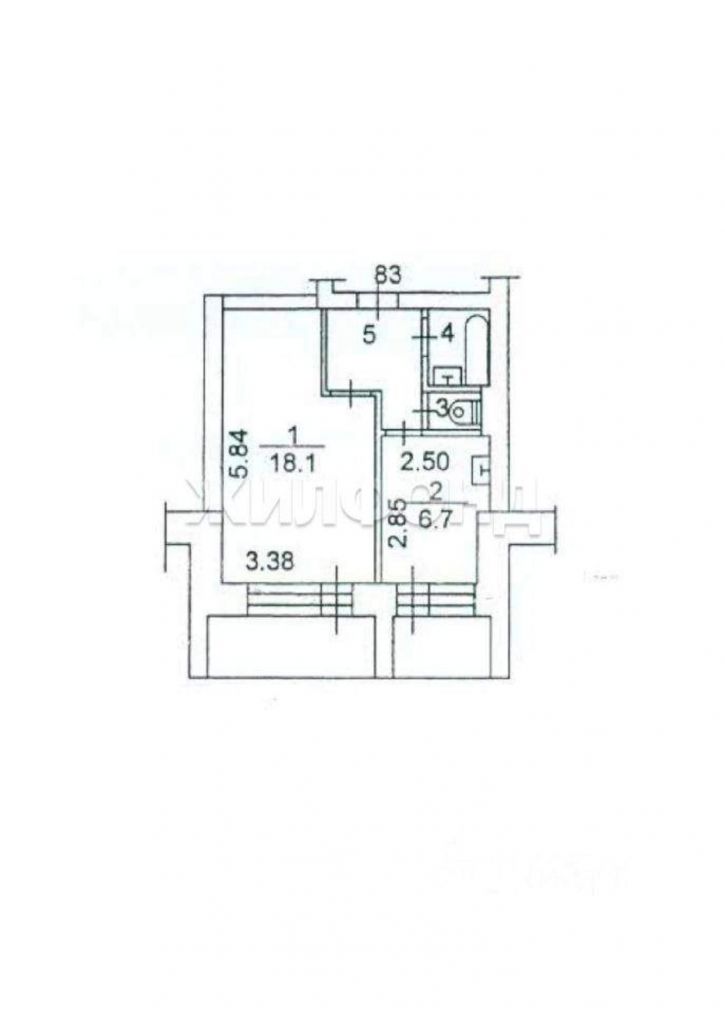 1-комн квартира Никитина улица, д.12