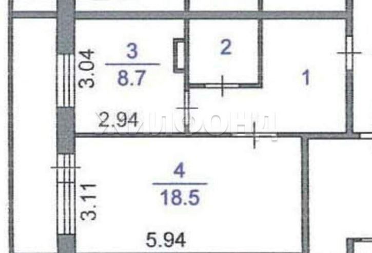 1-комн квартира Мира проспект, д.72а