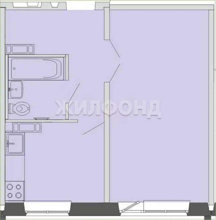 1-комн квартира Фрунзе проспект, д.130