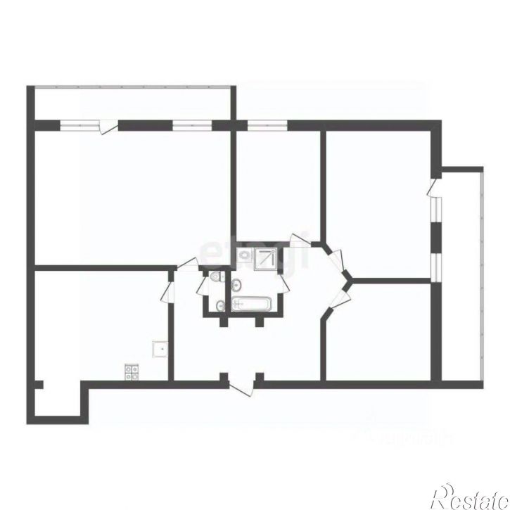 4-комн квартира ул Никитина, 17,  д. 17