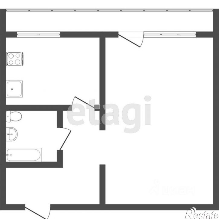 1-комн квартира Иркутский тракт, 37,  д. 37