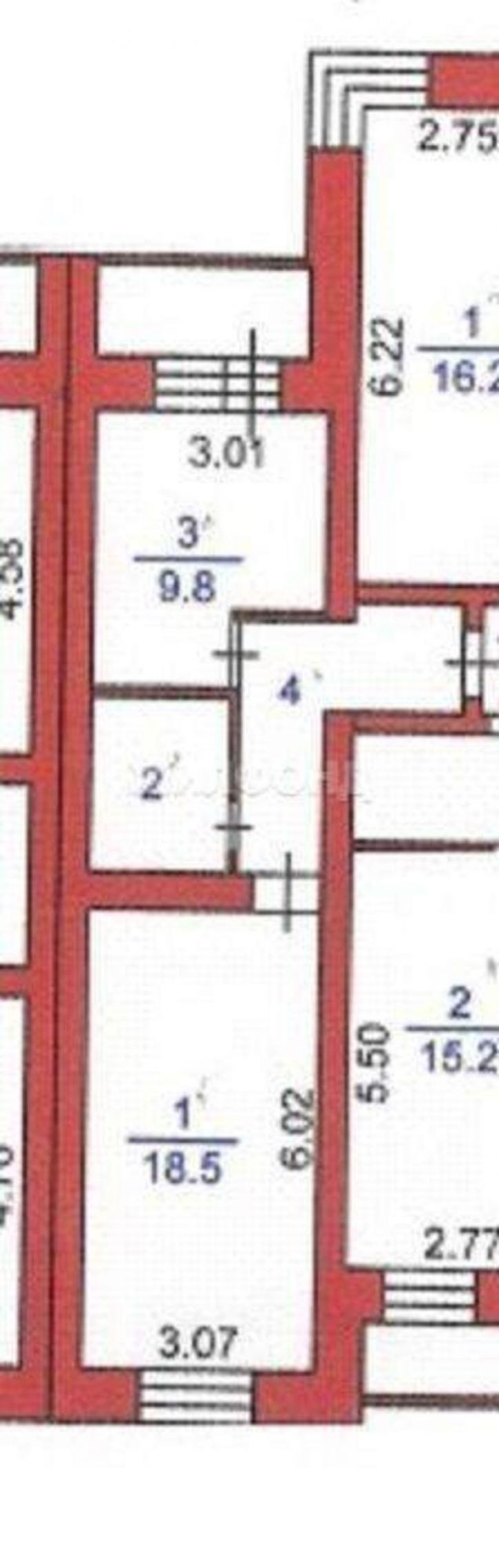 1-комн квартира Ботанический переулок, д.4