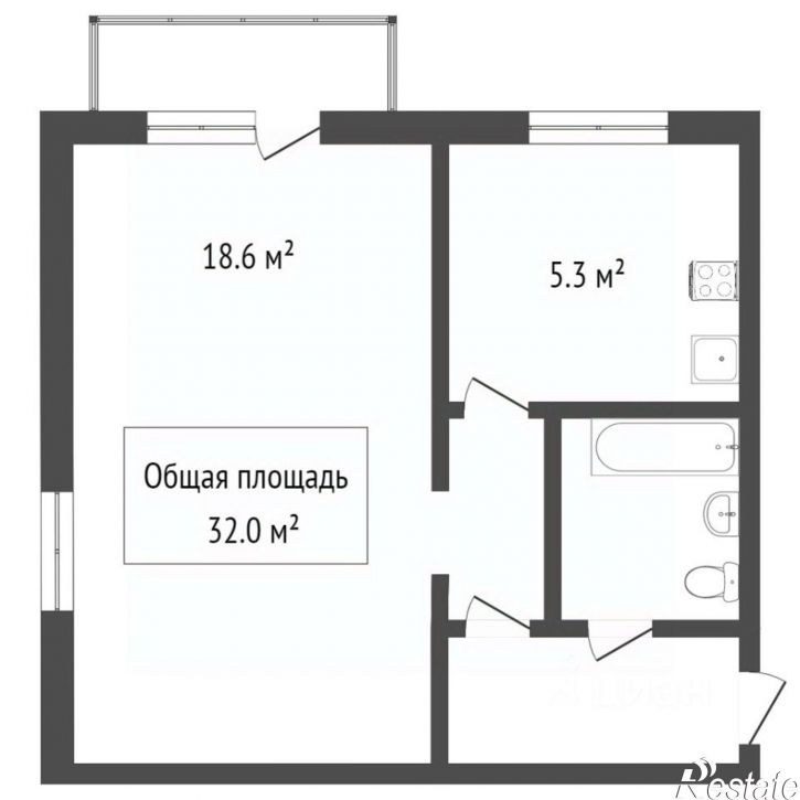 1-комн квартира пр-кт Кирова, 17,  д. 17