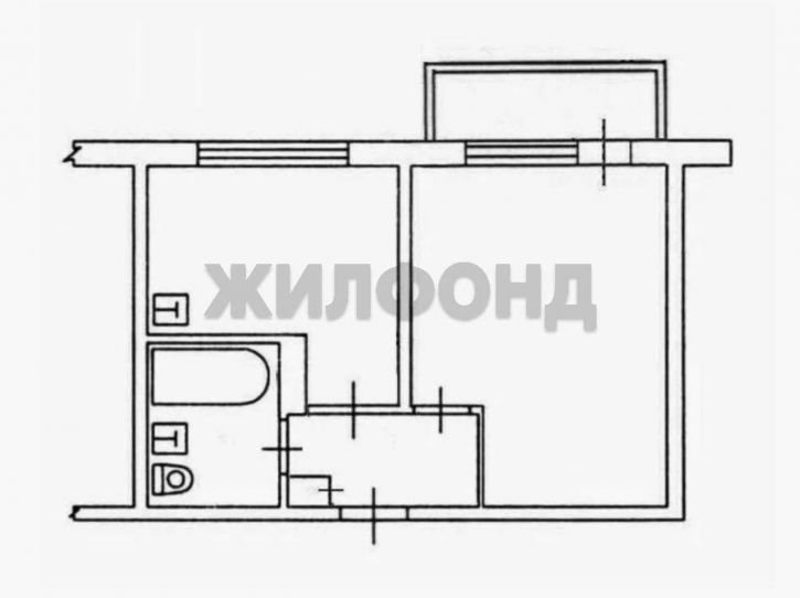 1-комн квартира Беринга улица, д.3/1