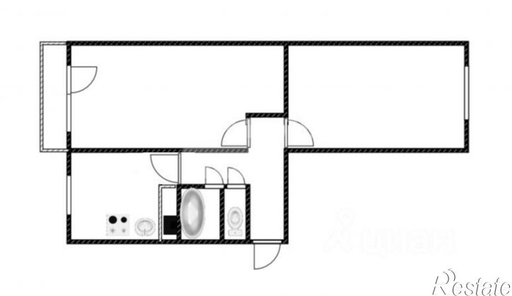 2-комн квартира улица Кошурникова, 7,  д. 7