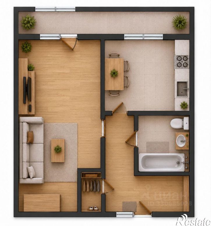 1-комн квартира Иркутский тракт, 55,  д. 55