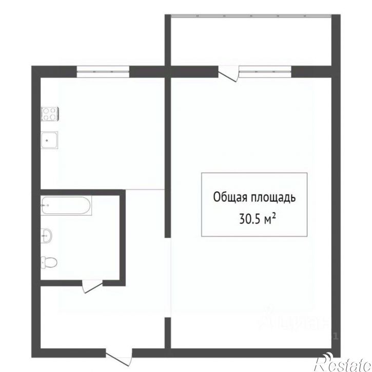 1-комн квартира ул Ференца Мюнниха, 12,  д. 12