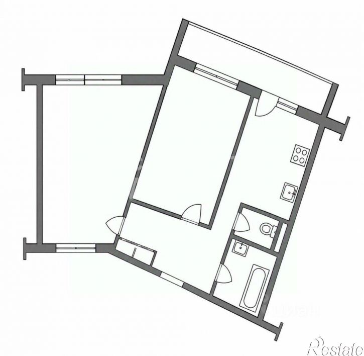 2-комн квартира ул Смирнова, 30,  д. 30