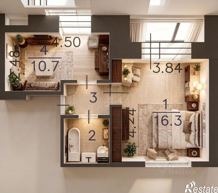 2-комн квартира Московский тракт, 62,  д. 62