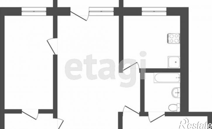 2-комн квартира улица Елизаровых, 32,  д. 32