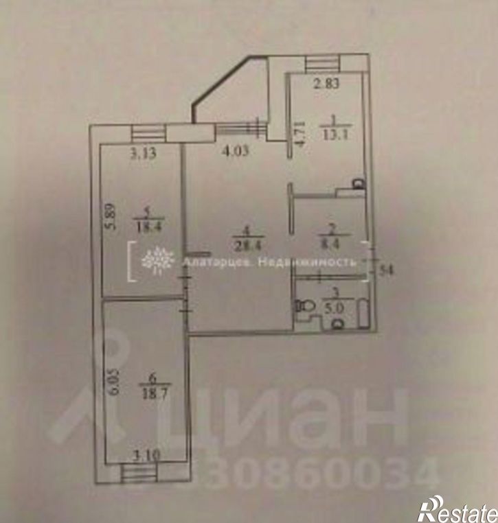 3-комн квартира пр-кт Мира, 13/3,  д. 13/3