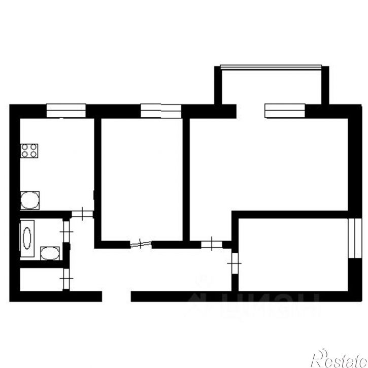 3-комн квартира улица Суворова, 10,  д. 10