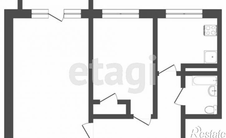 2-комн квартира Московский тракт, 70/1,  д. 70/1