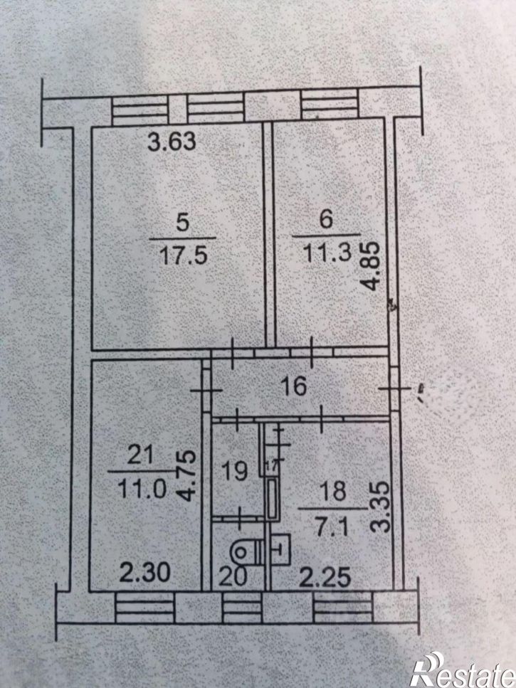 3-комн квартира Комсомольский проспект, 55/4,  д. 55/4