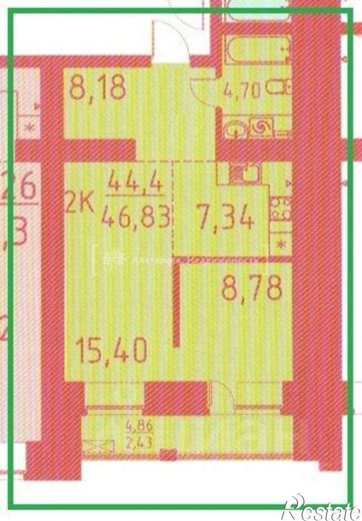 2-комн квартира в новом доме ул Вершинина, 58 1,  д. 58 1,  к. 1