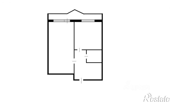 1-комн квартира улица Ивановского, 24,  д. 24