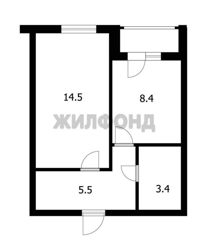 1-комн квартира Богдана Хмельницкого улица, д.5/1