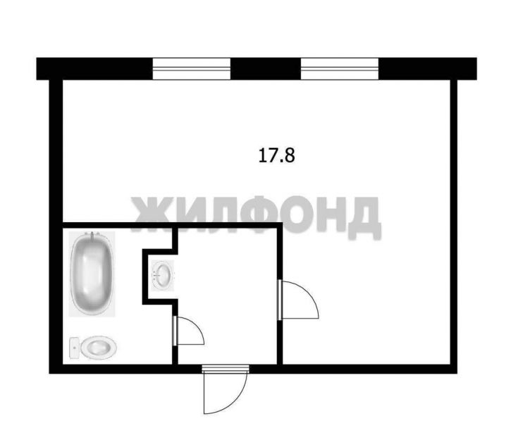 1-комн квартира Заозерный переулок, д.16/1