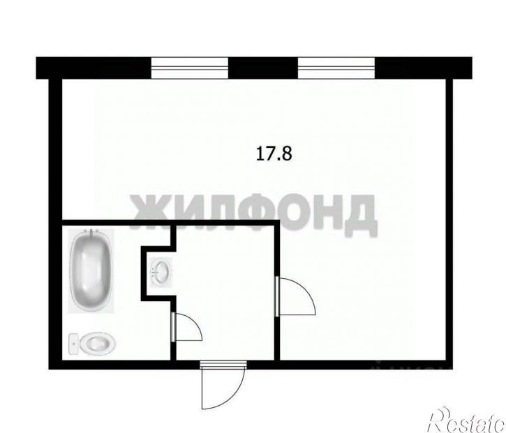 1-комн квартира Заозёрный переулок, 16/1,  д. 16/1