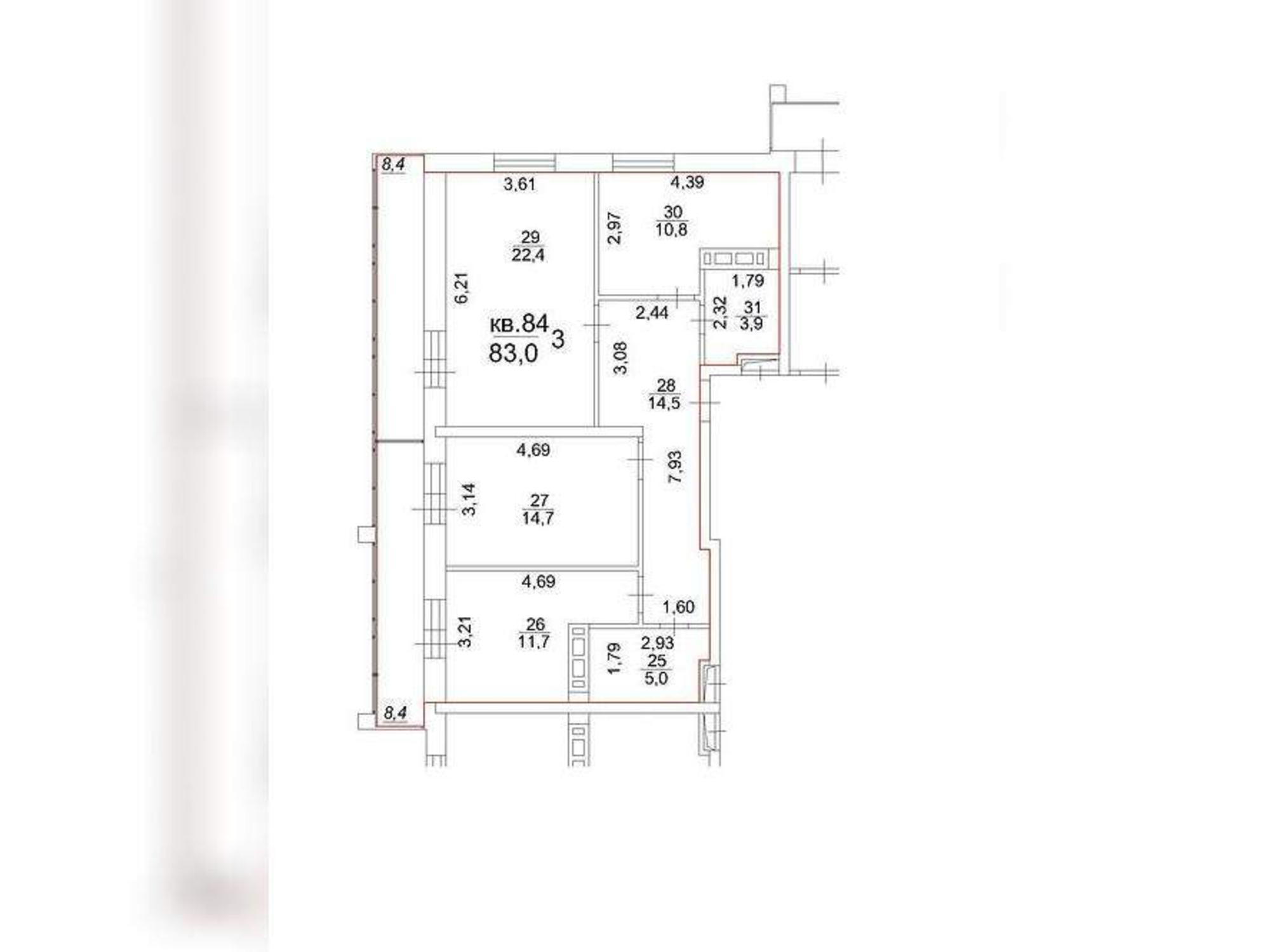 Купить квартиру за 10 423 800 рублей на Московский тракт, д.107в