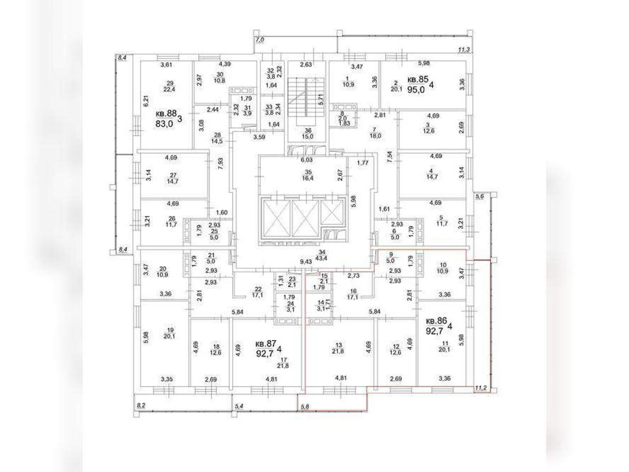 Купить квартиру за 11 501 100 рублей на Московский тракт, д.107в