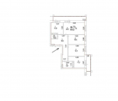 4-комн, 95кв м, этаж 13/24 Московский тракт, д.107в