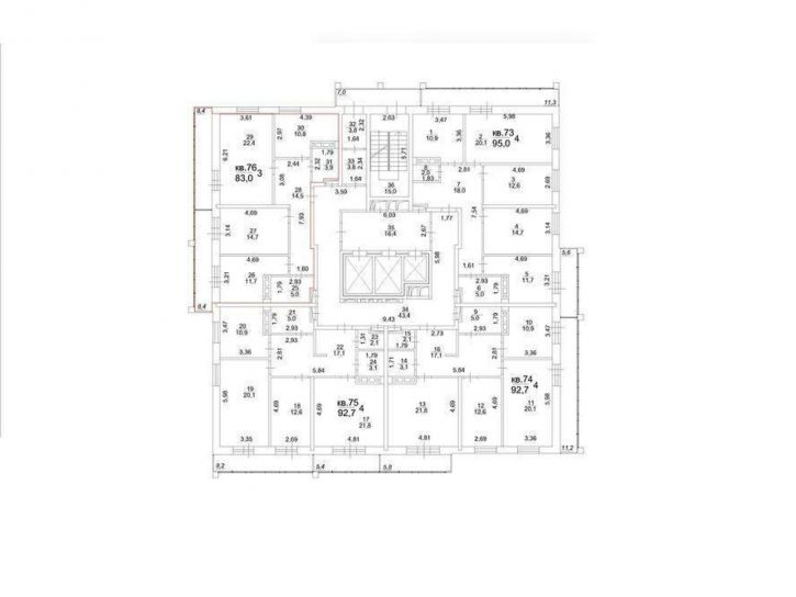 3-комн квартира Московский тракт, д.107в