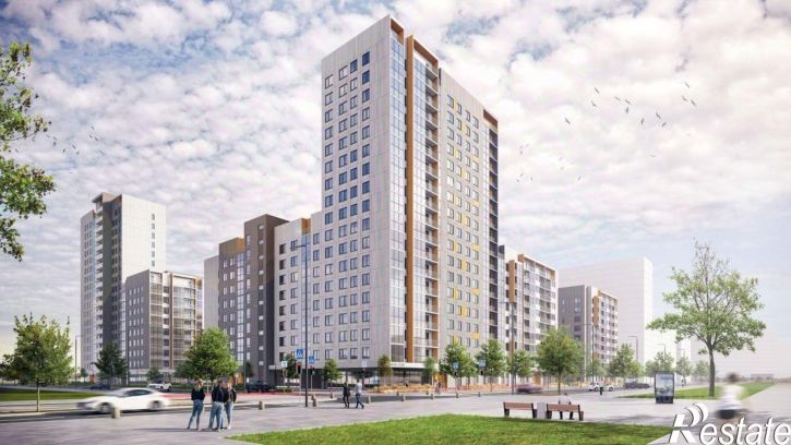 2-комн квартира в новом доме Енисейская улица, 35,  д. 35
