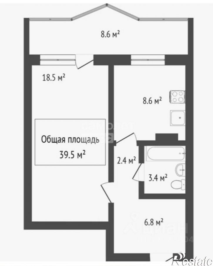 1-комн квартира Ново-Станционный переулок, 26,  д. 26