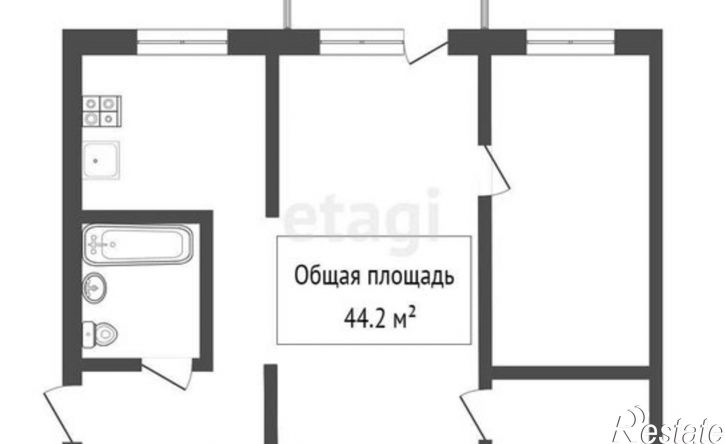 2-комн квартира проспект Ленина, 212А,  д. 212А