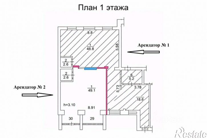 Торговое помещение пр-кт Фрунзе, 86 1,  д. 86 1,  к. 1