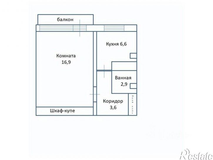1-комн квартира ул 30-летия Победы, 5,  д. 5
