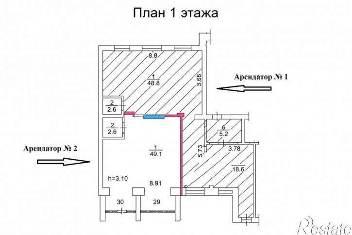 Торговое помещение пр-кт. Фрунзе, 86