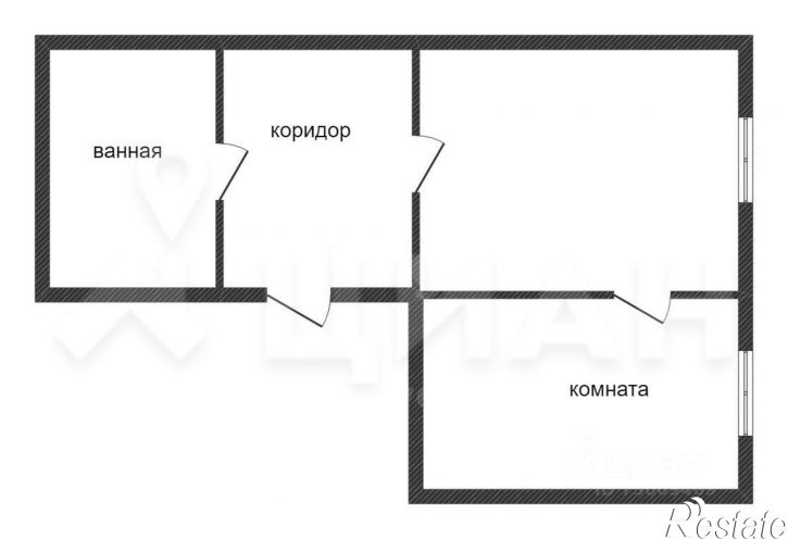 1-комн квартира ул Некрасова, 6,  д. 6
