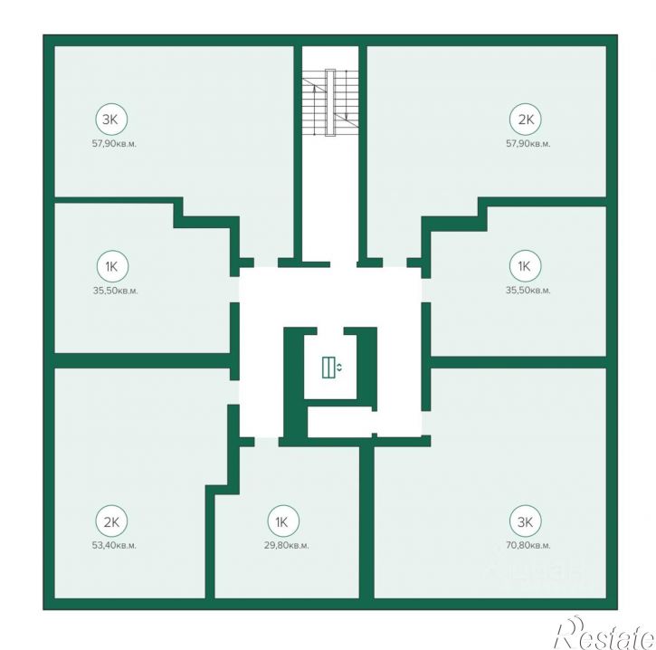 2-комн квартира в новом доме ул Пушкина, 63 25,  д. 63 25,  к. 25