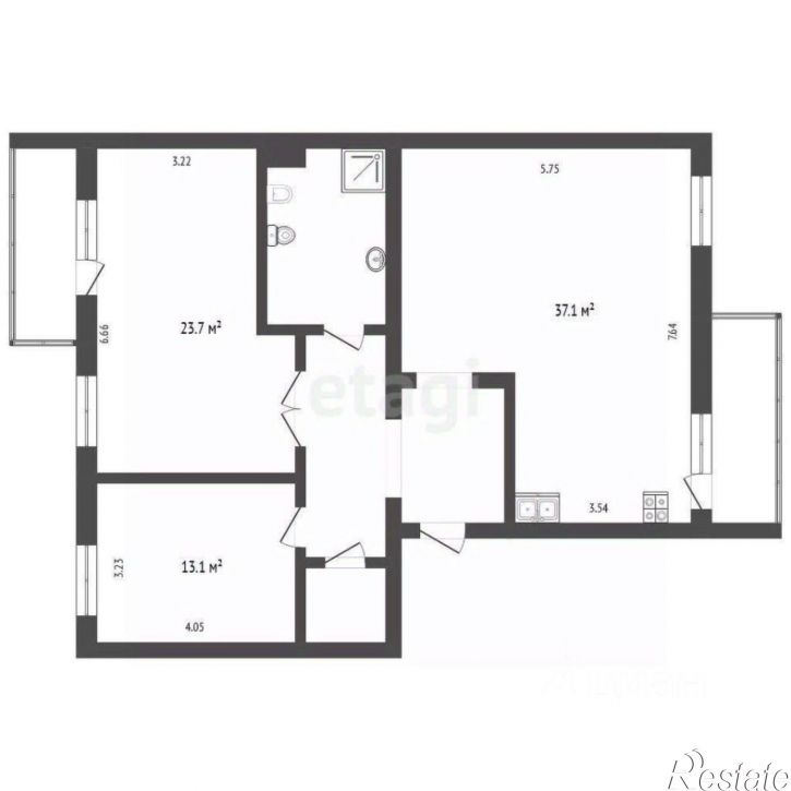 3-комн квартира ул Тверская, 81,  д. 81