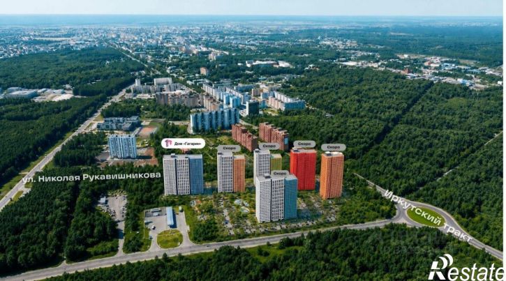 1-комн квартира в новом доме ул Владимира Высоцкого, 20/2,  д. 20/2