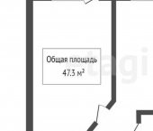 1-комн, 43кв м, этаж 8/10 ул Красноармейская, 148