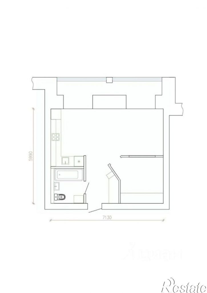 1-комн квартира ул Набережная Озера, 26,  д. 26