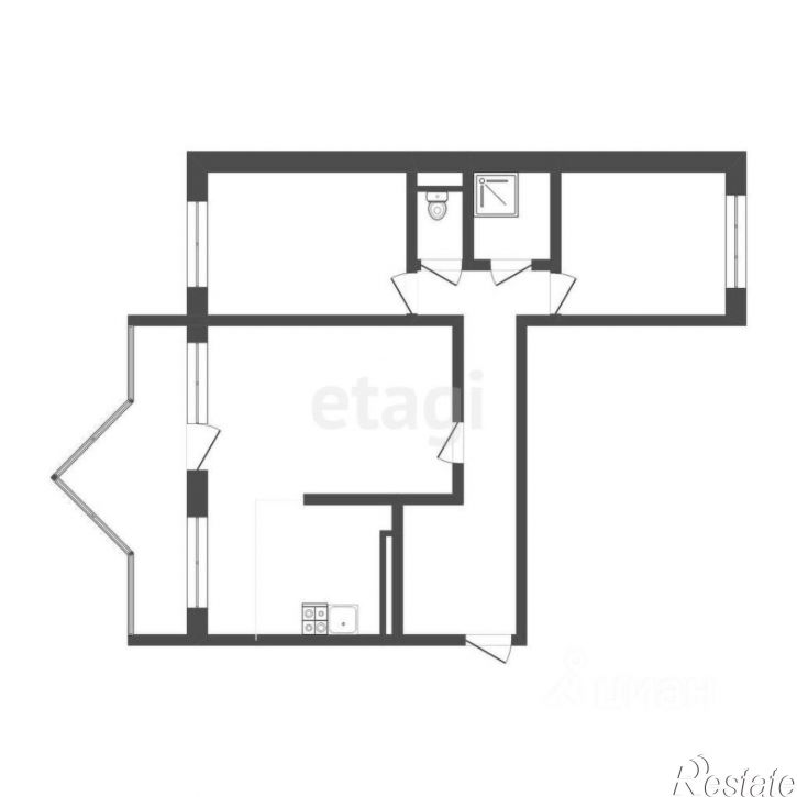 3-комн квартира ул Герасименко, 1/6,  д. 1/6