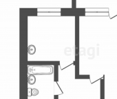 1-комн, 35кв м, этаж 6/9 пр-кт Фрунзе, 100