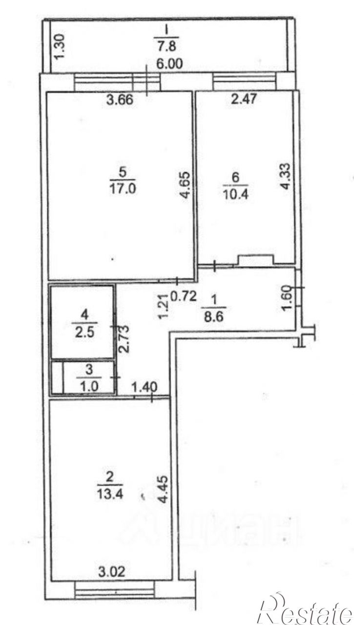 2-комн квартира ул Ленская, 59/1,  д. 59/1