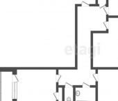 3-комн, 68кв м, этаж 2/9 Иркутский тракт, 85