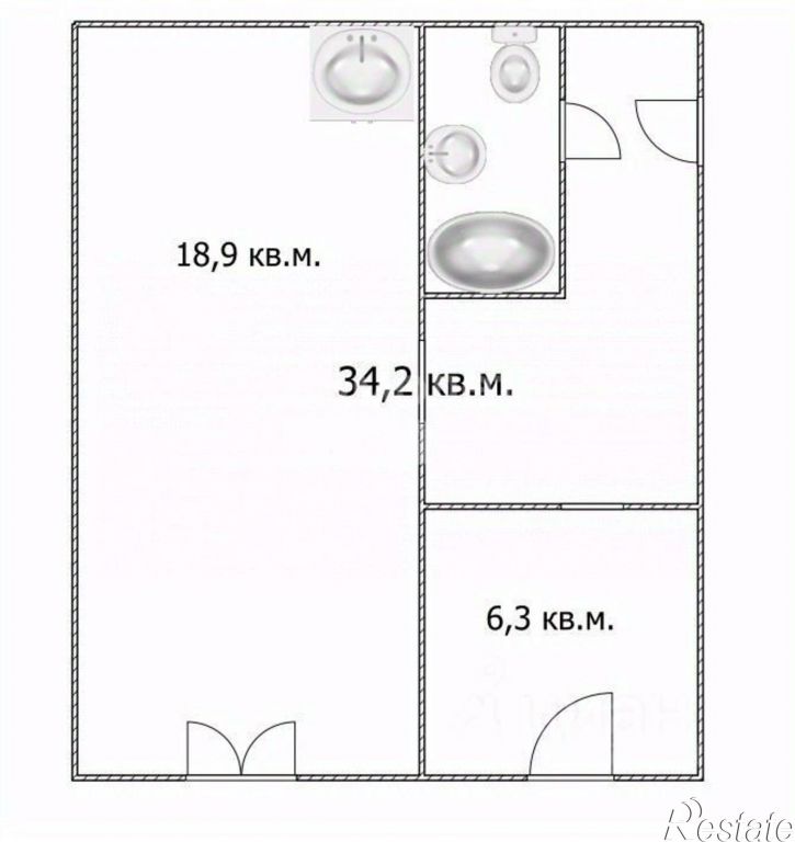 1-комн квартира ул Бердская, 1,  д. 1